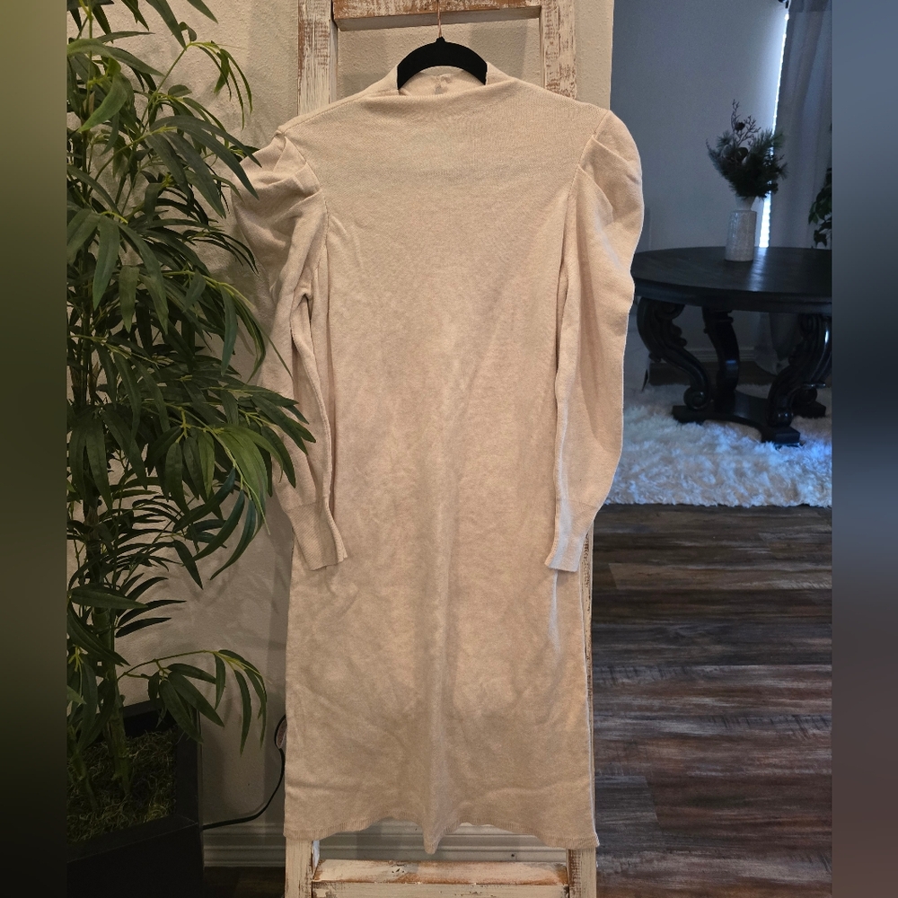 Who what wear sweater dress tan size S